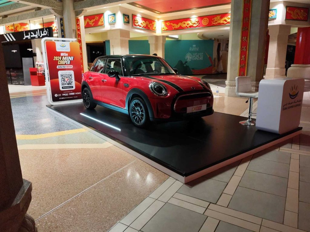 car event in mall